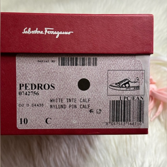 Pedros Bicolor Gancini Low-top Sneakers In White - Picture 6 of 6